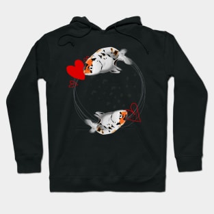 Fish Valentine's Day Hoodie